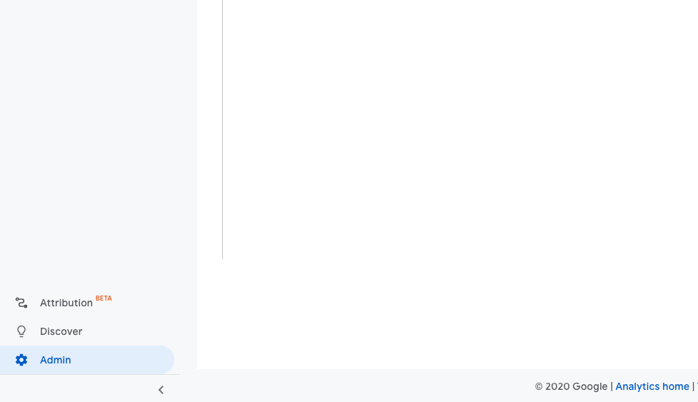 Select the admin option on the sidebar.
